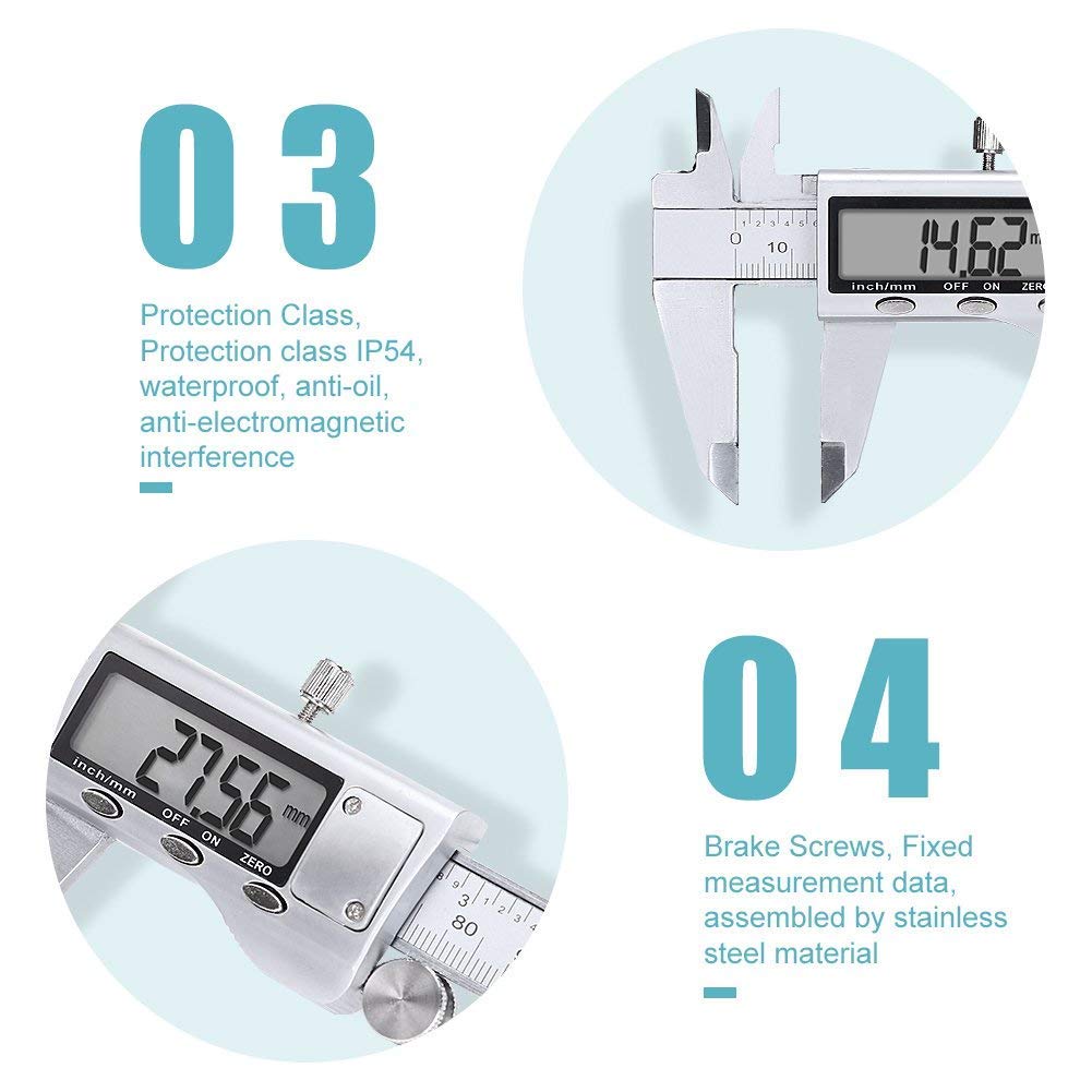 Metal Digital Caliper 150/200/ - Digital Caliper 150Mm Stainless Steel 评论和价格